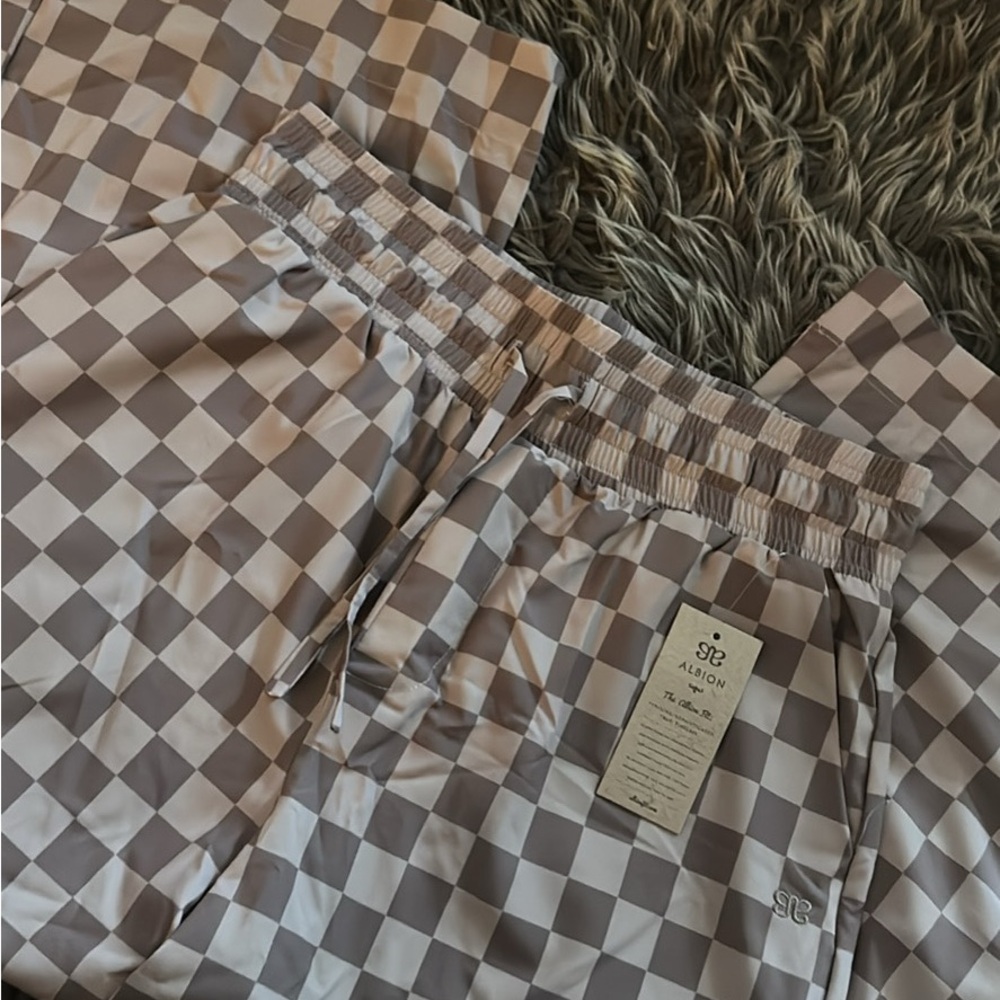 Albion Brown and Cream Checkered Pants